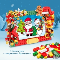 Конструктор &laquo;Новогодние приключения&raquo;, рамка для фото, 163 детали