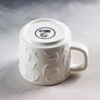 Кружка керамическая &laquo;Ласточки&raquo; белая, 260 мл, цвет белый