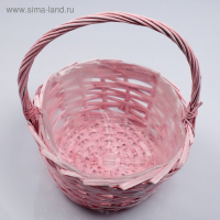 Набор корзин &laquo;Плетёнка&raquo;, 3 шт, 30&times;13/34 см, 25&times;11/31 см, 20&times;9/25 см, ива