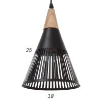 Светильник BayerLux 2234/1BK E27 40Вт черный 18х18х100 см