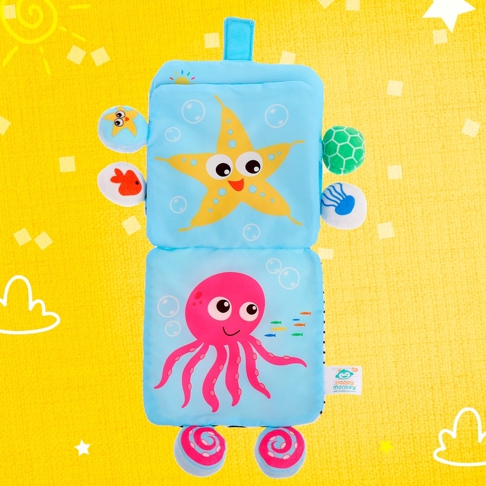 Книжка-шуршалка &laquo;Крабик&raquo;