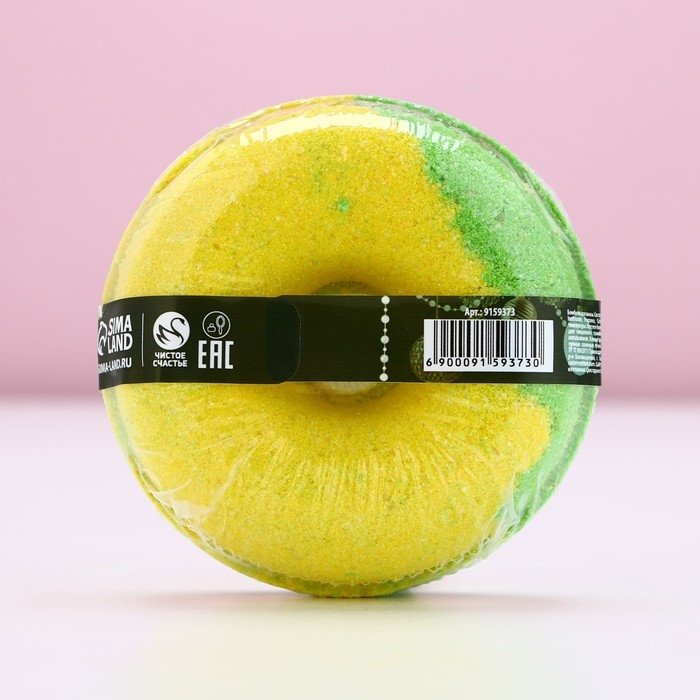 Бомбочка для ванны &laquo;С Новым Годом!&raquo;, 140 г, аромат яблочного штруделя, ЧИСТОЕ СЧАСТЬЕ