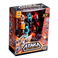 Набор роботов &laquo;Атака звероботов&raquo;, 5 штук, собираются в одного
