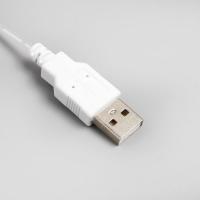 Гирлянда &laquo;Конский хвост&raquo; 8 нитей по 2 м, IP20, серебристая нить, 160 LED, свечение тёплое белое, USB