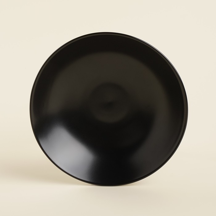 Набор мисок фарфоровых SL Home &laquo;Дарк&raquo;, 380 мл, d=16,5 см, цвет чёрный