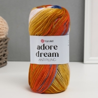 Пряжа "Adore Dream" 100% акрил антипиллинг 280м/100г (1065 беж-джинс)