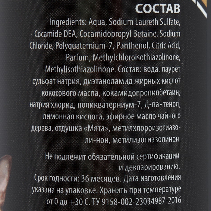 Шампунь-кондиционер "Пижон Premium" для кошек и собак, с маслом чайного дерева и мяты, 250мл