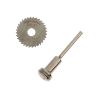 Круг отрезной для граверов и бормашин ТУНДРА, 25 мм + адаптер 3.2 мм