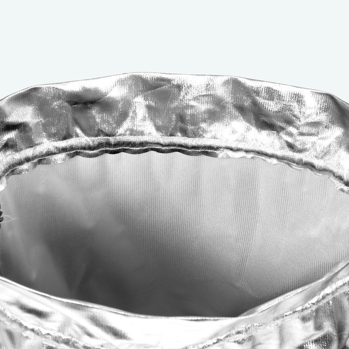 Подарочный мешок Деда Мороза, цвет серебро, 60 &times; 40 см, на новый год