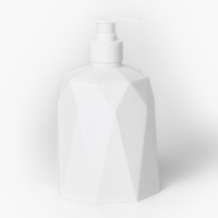 Дозатор для мыла &laquo;Призма&raquo;, 330 мл, цвет белый