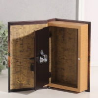 Сейф-книга дерево кожзам "Русь Великая" тиснение 21х13х5 см