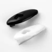 Булавки безопасные &laquo;Сердце&raquo;, 40 мм, 6 шт., цвет чёрный/белый