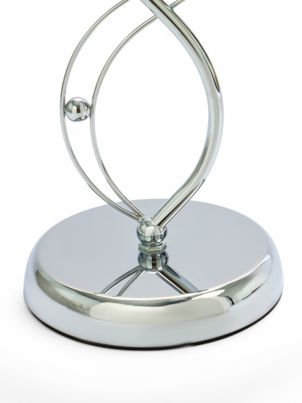 Подставка для бокалов, серебристая, на 6 бокалов