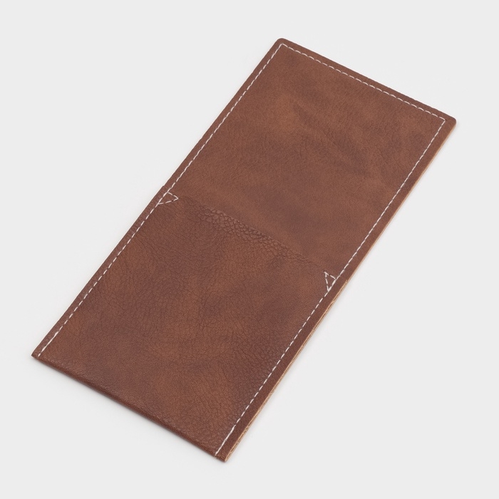 Конверт для столовых приборов Magistro, экокожа, 23,5&times;10,8 см, коричневый