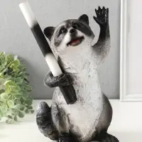 Копилка "Енот ГАИ" 30х18х16 см, серый