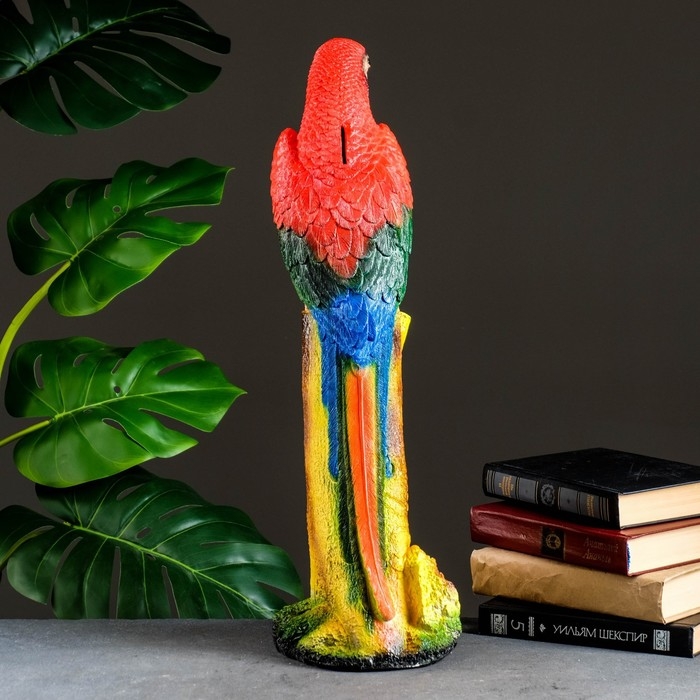 Копилка для денег &laquo;Попугай&raquo;, гипс, цветной, 22&times;20&times;55 см