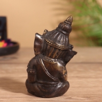 Сувенир бронза "Ганеша с книгой" 6х4х8 см