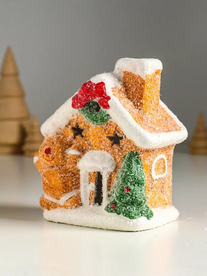 Сувенир керамика свет "Пряничка у домика" МИКС 8,5х6х11,5 см