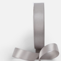 Лента атласная двухсторонняя №837 20мм*25&plusmn;1м серебряный TR