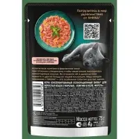 Влажный корм Sheba для взрослых кошек, форель, в желе, пауч, 75г