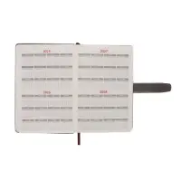 Ежедневник недатированный формат А5, с хлястиком, 128л, линия, пвх, Серый