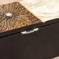 Шкатулка "Будда" 32х7х7 см, МДФ