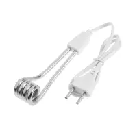 Электрокипятильник LEK 01, 500 Вт, спираль кольцо, 11х3 см, 220 В, белый