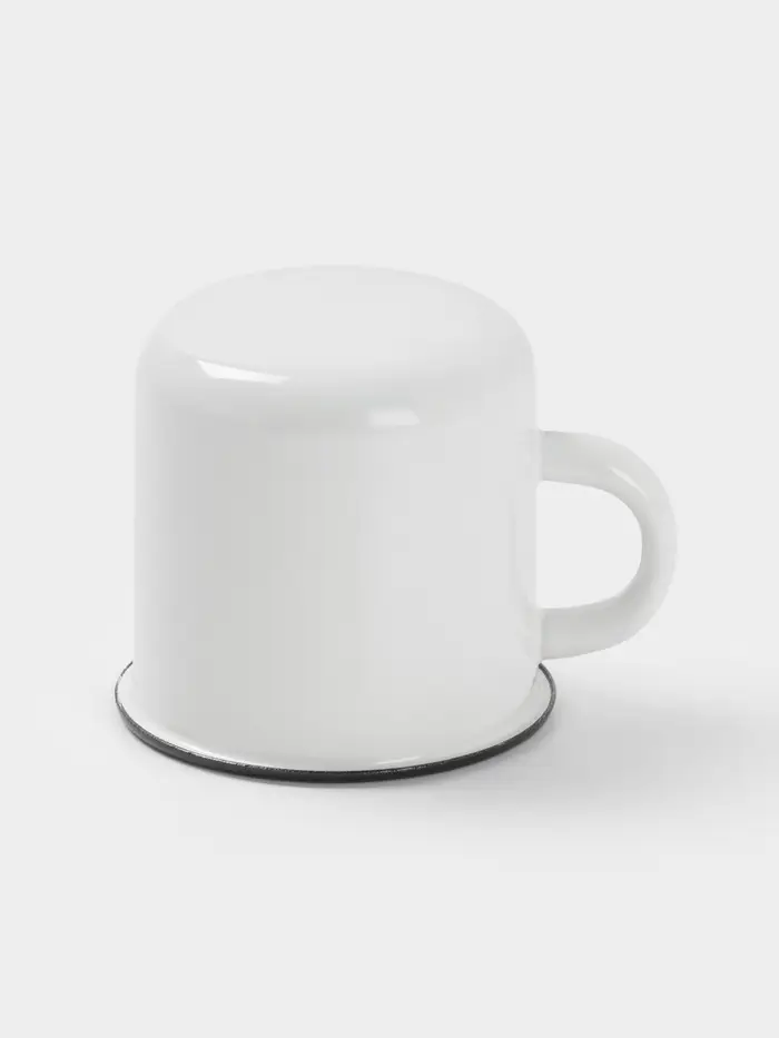 Кружка  0,25 л белая (без декора)