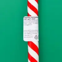 Карамель леденцовая Sweet Ness "Трость", со вкусом клубники, 27 г. Новый год