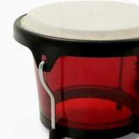 Барабан Бонго Music Life 6 х 7 дюймов, пластиковый, красный