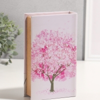 Сейф-книга дерево кожзам "Её мечта" 3D тиснение 21х13х5 см