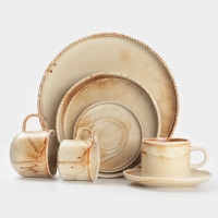 Салатник Magistro "Organic brown" овальный 20,5х16,5х5,5 см