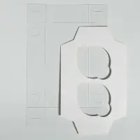 Коробка для капкейка &laquo;С Новым годом!&raquo;, 16 х 8 х 10 см