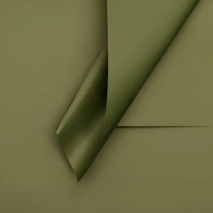 Пленка для цветов тонированная, матовая, оливковый, 57&times;57 см, 70 мкм МИКС