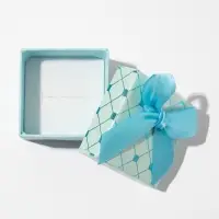 Коробочка подарочная под кольцо/серьги &laquo;Кубики&raquo;, 5&times;5 (размер полезной части 4.5&times;4.5 см), МИКС, вставка белая