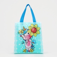 Сумка детская без застежки, цвет голубой