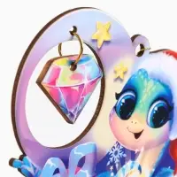 Елочная игрушка &laquo;Нежность&raquo; 6 шт., 8.8&times;8.7 см