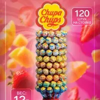 Леденцы, Chupa-Chups ассорти, 120 шт. 12 г