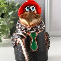 Копилка "Ворон" 18х12х13 см,