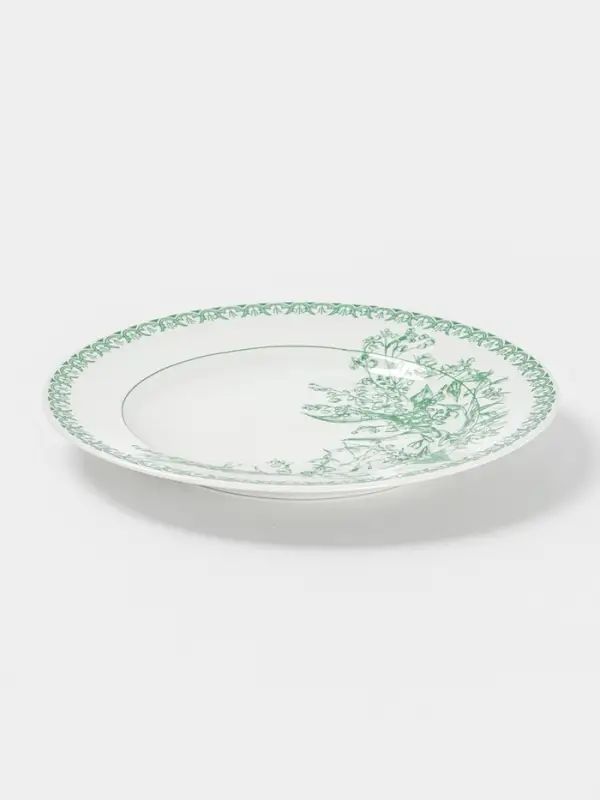 Тарелка Дулевский фарфор &laquo;Райские ландыши&raquo;, d=20 см, фарфор