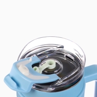 Термокружка с трубочкой 900 мл, сохраняет тепло 6 ч