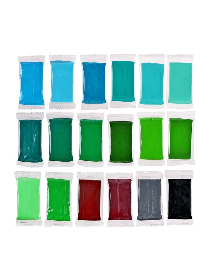 Набор глина полимерная запекаемая, 50 цветов по 20 г, с аксессуарами, в гофрокоробе