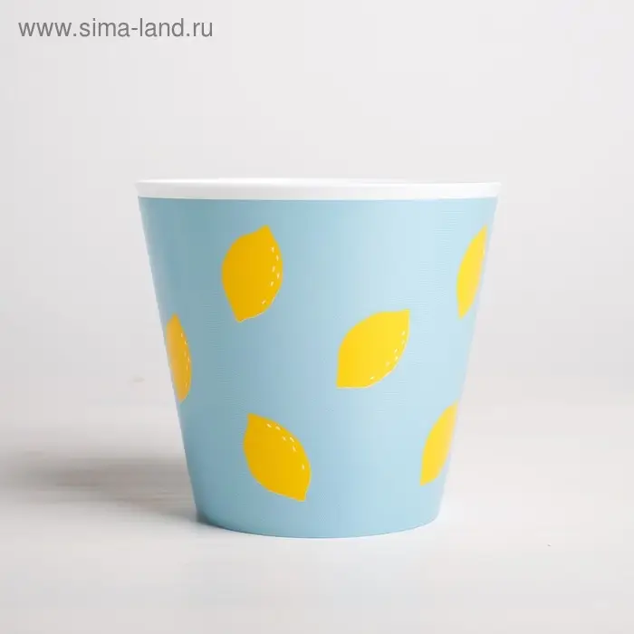 Набор кашпо для цветов 3 в 1 &laquo;Фрукты&raquo;, 0,8 л, 11 х 12 см