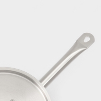 Ковш 6,3 л, d=24, h=14 см, с крышкой, толщина стенки 0,8 мм, индукция, две ручки