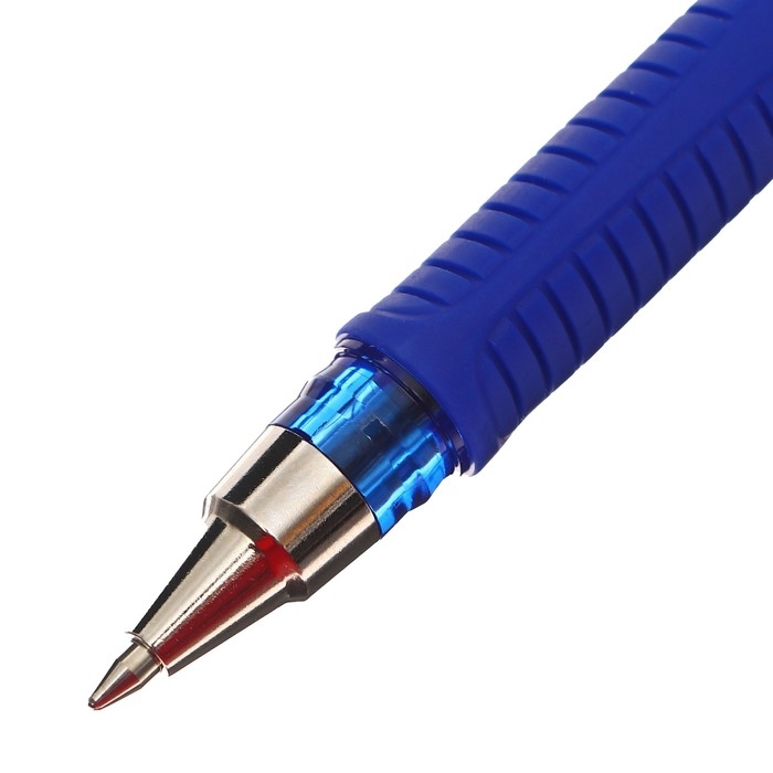 Ручка шариковая Berlingo "Aviator", 0,7 мм, грип, синяя