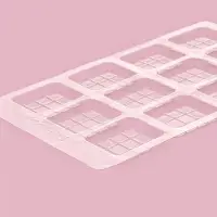 Форма для шоколада и конфет &laquo;Мини плитка&raquo;, пластик, 22&times;13&times;1 см, 12 ячеек (3,5&times;4 см), прозрачная