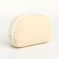 Набор косметичек 2 в 1 на молнии, цвет бежевый