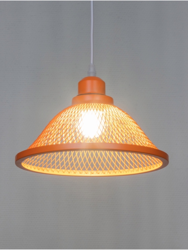 Светильник Robert 1х40Вт Е27 пр-1м неон оранжевый 24х24х14см