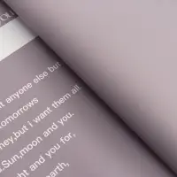 Пленка флористическая, &laquo;Моя любовь&raquo; 65 мкм, пудра серая, 57&times;57 см &plusmn;5% см