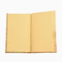 Записная книжка плетеная, 48 листов, 17х22х2 см, цв. бежевый